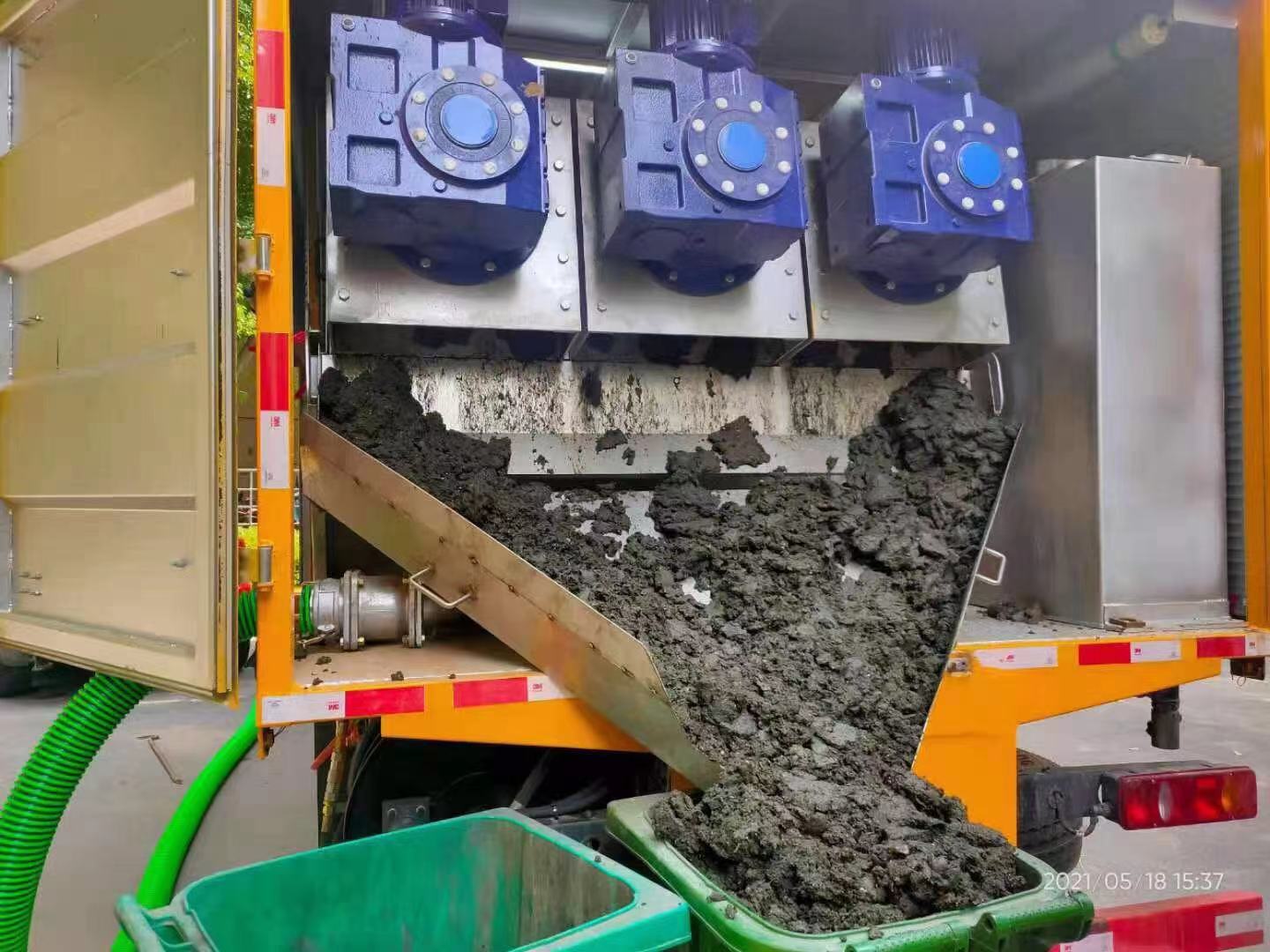 龙江化粪池清掏城市维护站-泥浆净化干湿分离处理